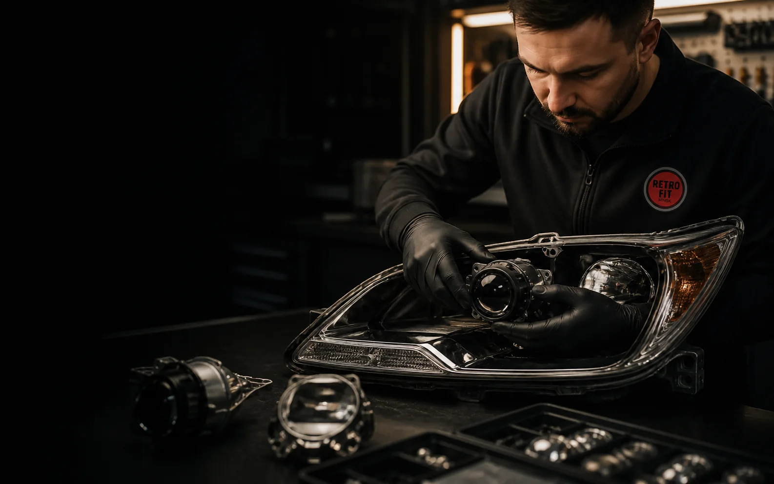 Bi-LED линзы на Lexus: сильный свет и правильная граница