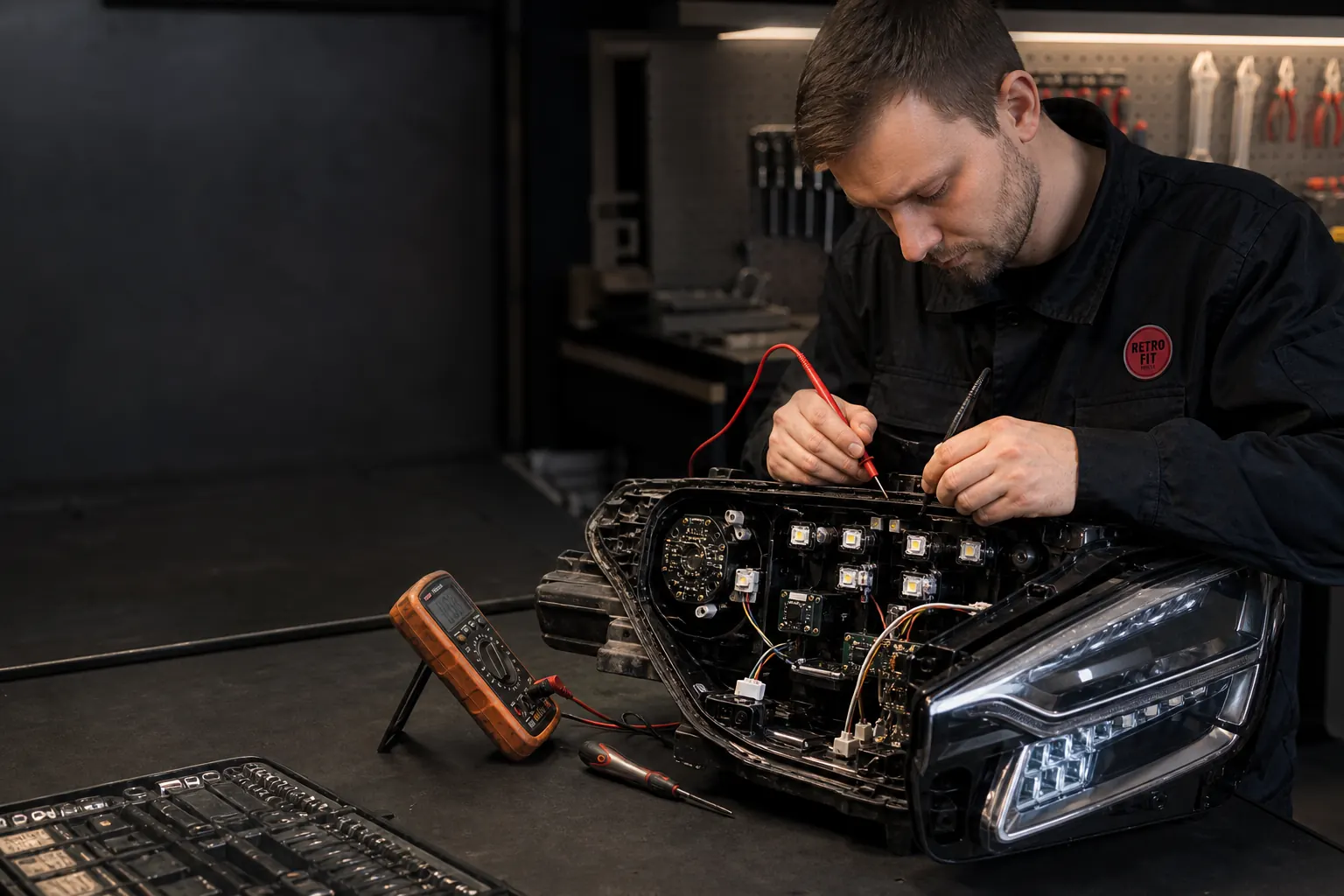 Ремонт Matrix LED фар в Минске