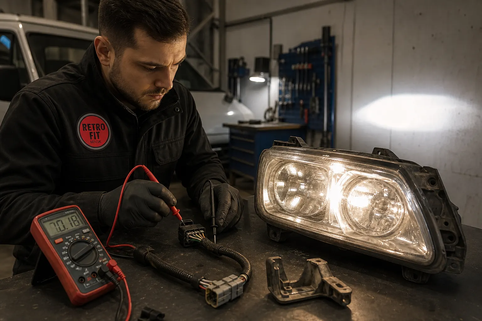 Ремонт фар Dongfeng в Минске