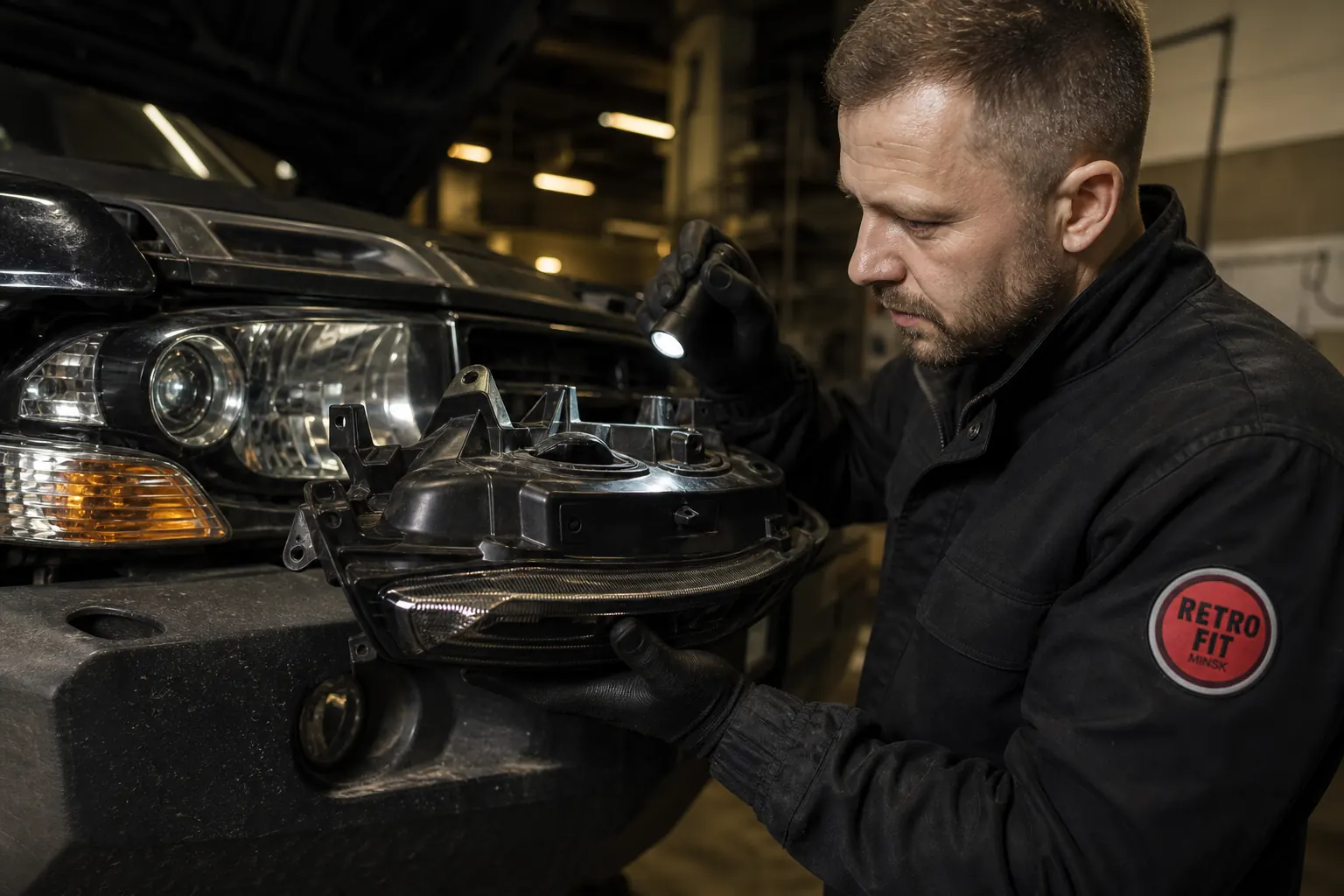 Ремонт фар Mitsubishi в Минске — LED/ксенон/Bi-LED, ретрофит и герметизация