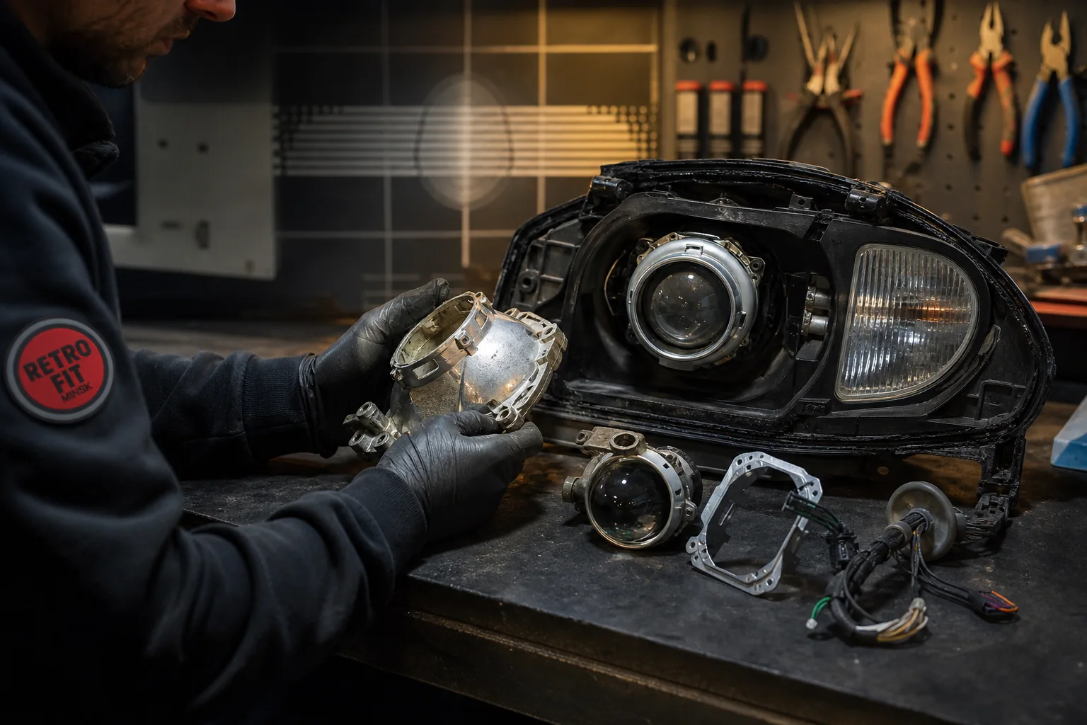 Тюнинг и восстановление света фар BMW 1 Series от RETROFIT Minsk 💡