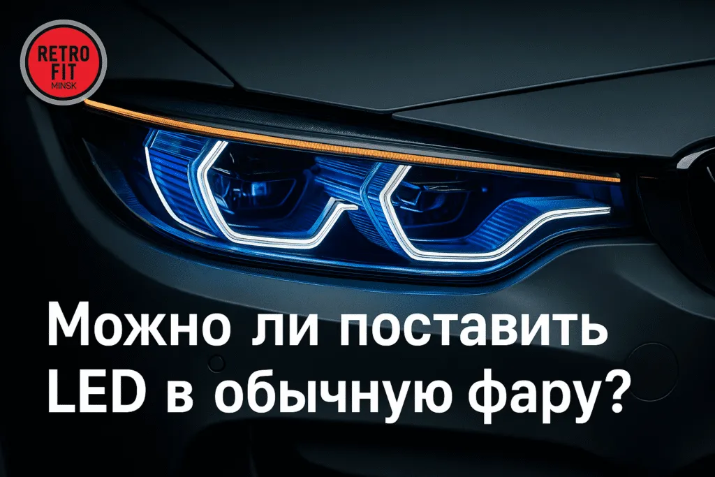 Можно ли поставить LED в обычную фару? Разбираемся без мифов
